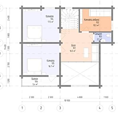 2 этаж - планировка