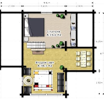 2 этаж - планировка