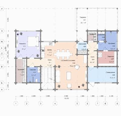 1 этаж - планировка