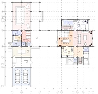 1 этаж - планировка