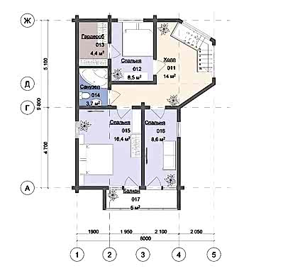 2 этаж - планировка