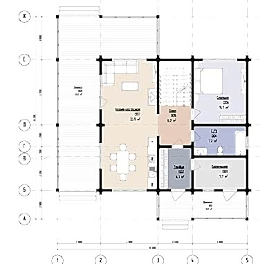 1 этаж - планировка