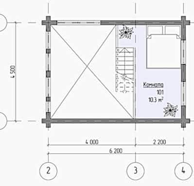 мансарда - планировка