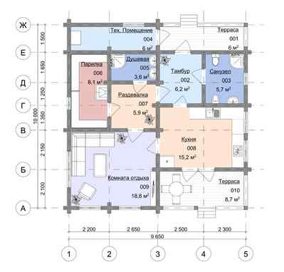 фото чертежа бани