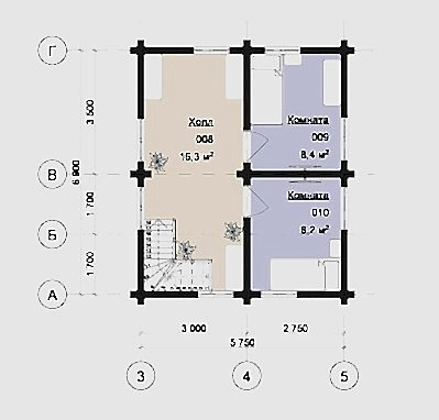 2 этаж - планировка