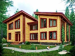 Дом с большими окнами «Люксембург»