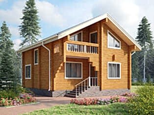 Проекты домов из клееного бруса