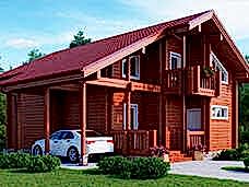 Дома с двускатной крышей